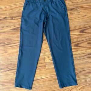 Men's Marc New York Navy Blue Stretch Gold Pants 38x34